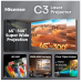 C3 Hisense 65-300 INCH 4K Triple Laser Projector